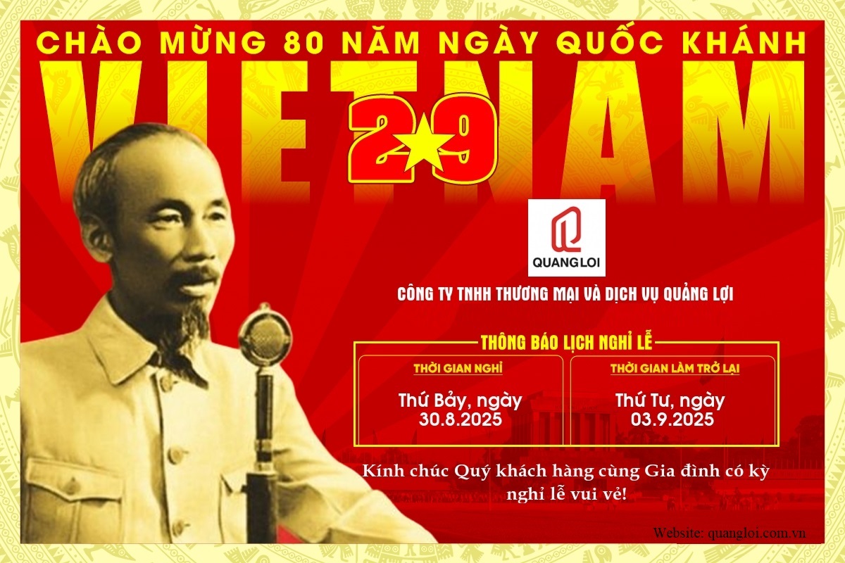 THÔNG BÁO NGHỈ LỄ QUỐC KHÁNH 02/9/2025